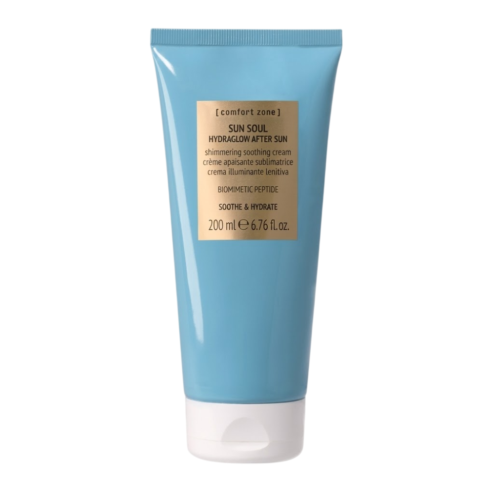COMFORT ZONE Sun Soul Hydraglow Aftersun 200ml - Зволожуючий крем після засмаги з ефектом мерехтіння COMFORT ZONE Sun Soul Hydraglow Aftersun 200ml - Зволожуючий крем після засмаги з ефектом мерехтіння
